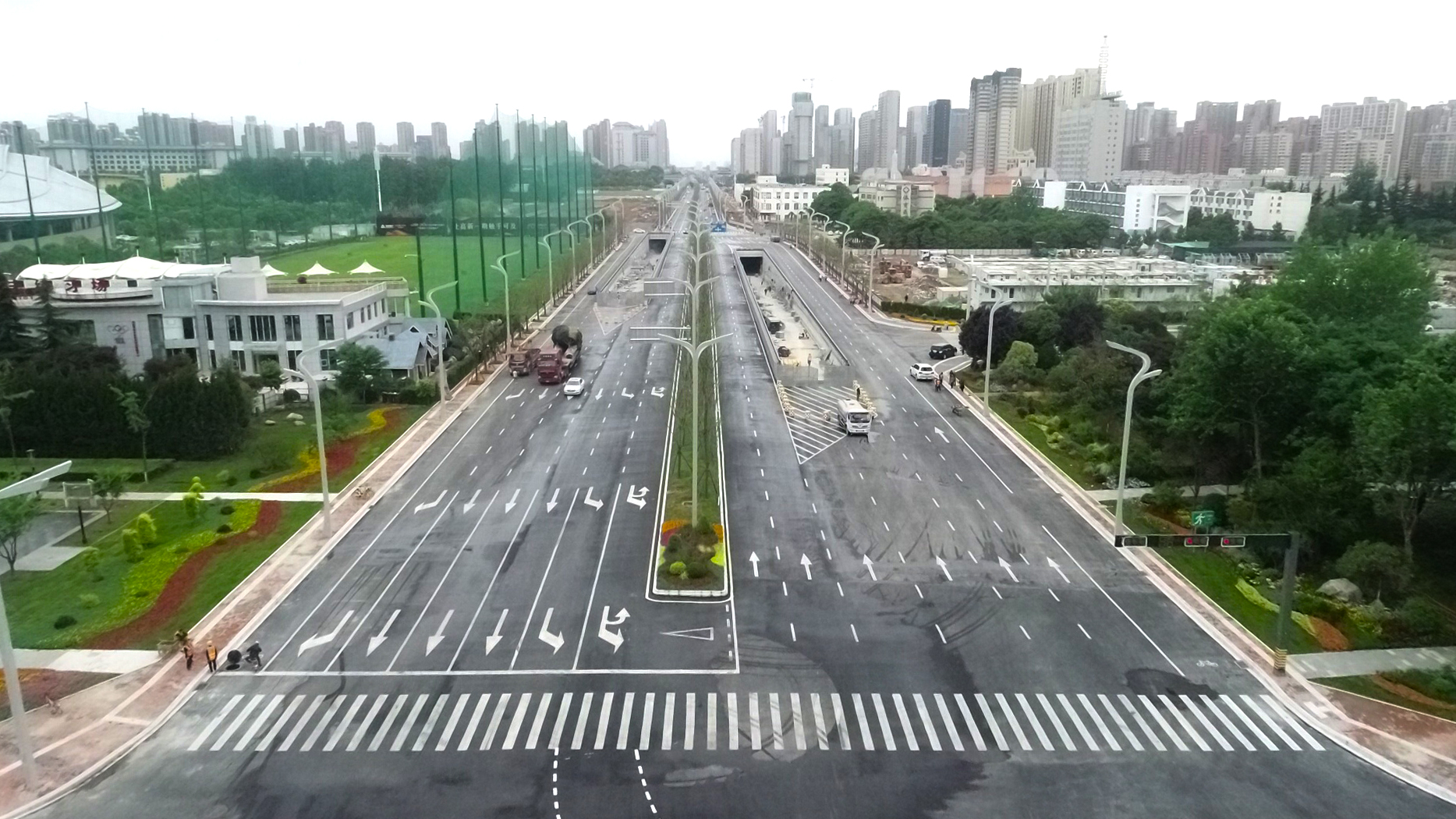 科技八路快速通道工程是西安市规划的2